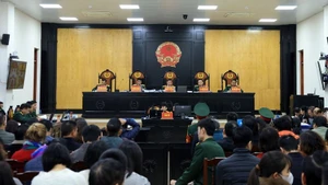 法庭现场。（图片来源：越通社）