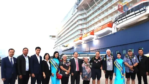 2026年元旦假期期间，广宁省各旅游景点接待游客规模较平日增长了20%—30%。（图片来源：《广宁报》）