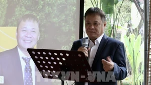 胡志明市建筑木材协会主席武光河。（图片来源：越通社）