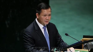 柬埔寨首相洪玛奈。（图片来源：越通社）
