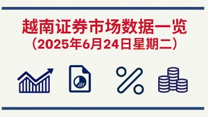 6月24日越南证券市场数据一览 【图表新闻】