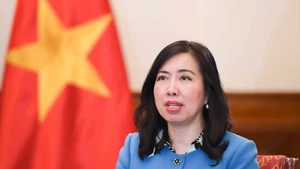越南外交部副部长黎氏秋姮。