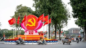 越共十四大开幕前气氛热烈高涨【视频】