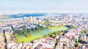 河内市的一角。