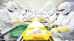 多家纺织和水产生产企业开始应用区块链技术来证明产品的原产地及其环保生产流程。（英俊 摄）
