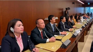 越南常驻联合国、世界贸易组织及日内瓦其他国际组织代表团。（图片来源：越通社）