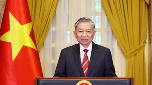 越共中央总书记苏林。（图片来源：越通社）