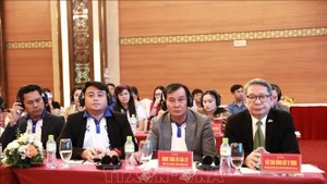 出席会议的泰国代表。（图片来源：越通社）
