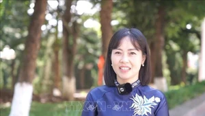 莱州省委宣教和民运部副部长陶氏清闲。(图片来源:越通社)