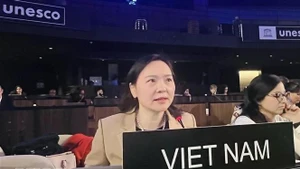 越南常驻联合国教科文组织代表团团长阮氏云英大使。（图片来源：越通社）