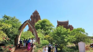 庆和省波克朗加莱塔——蕴含着占族文化价值的建筑工程。（图片来源：越通社）
