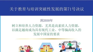越共中央政治局第71号决议：力争到2030年打造高素质人力资源【图表新闻】
