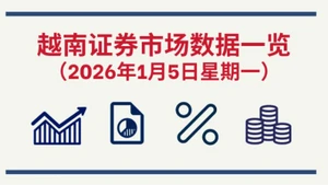 1月5日越南证券市场数据一览 【图表新闻】