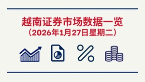 1月27日越南证券市场数据一览 【图表新闻】