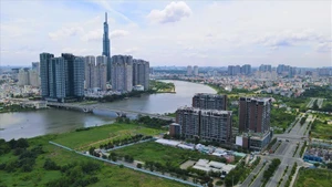 胡志明市一角。