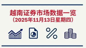 11月13日越南证券市场数据一览 【图表新闻】
