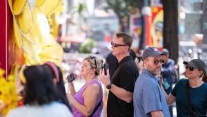 越南旅游业在2026年初释放积极信号，国际游客数量持续大幅增长。（图片来源：vtv.vn）