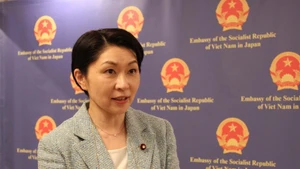 日越友好议员联盟主席、参议员小渕优子。（图片来源：越通社）