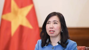 越南外交部副部长黎氏秋姮。