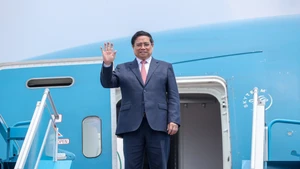 越南政府总理范明正启程对俄罗斯进行正式访问。（图片来源：VGP）