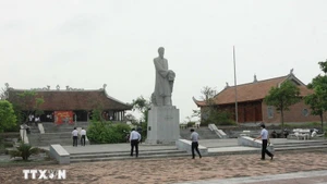 设在兴安省黎贵惇乡的文化名人黎贵惇纪念区。(图片来源:越通社)