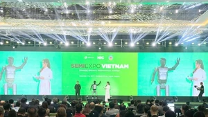 “2025年越南国际半导体展览会——SemiExpo Vietnam 2025”开幕式现场。（图片来源：NIC）