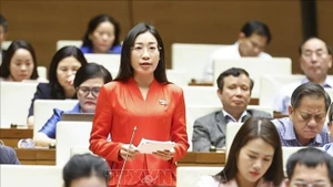 西宁省代表黄氏清翠。（图片来源：越通社）