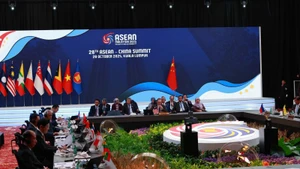 《中国—东盟自贸区3.0版升级议定书》签字仪式于10月28日在马来西亚吉隆坡会议中心举行。（图片来源：人民公安报）