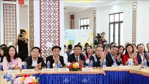 参加座谈会的各位代表。（图片来源：越通社）