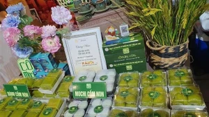 本届展会汇聚了来自越南各地的数十个扁米品牌,通过产品展示、制作体验等环节,向国际游客展现越南饮食文化的独特魅力。(图片来源:越通社)