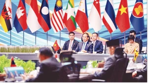 越南代表团出席2025年7月在马来西亚举行的东盟-英国会议。（图片来源：外交部）