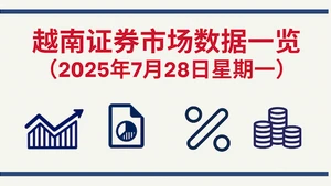 7月28日越南证券市场数据一览 【图表新闻】