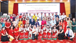 庆祝越保建交75周年活动。（图片来源：河内越保友好协会）