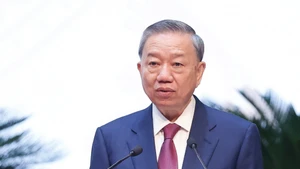 越共中央总书记苏林。