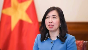 外交部副部长黎氏秋姮。