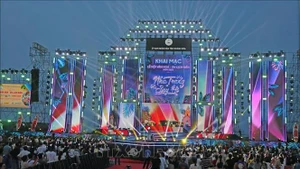 庆和省2025年海洋文化旅游节开幕。（图片来源：越通社）