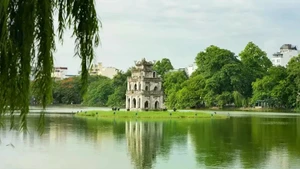 河内市还剑湖。（图片来源：互联网）