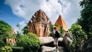 庆和省婆那加塔。（图片来源：越通社）