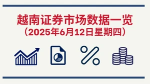 6月12日越南证券市场数据一览 【图表新闻】