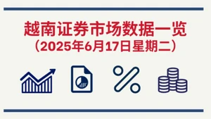 6月17日越南证券市场数据一览 【图表新闻】