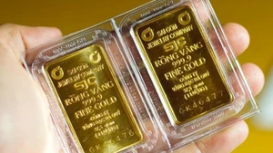 越南SJC金条。（图片来源：越通社）