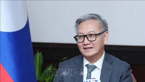 老挝外交部长通沙万·丰威汉。（图片来源：越通社）