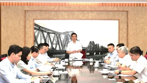 越南政府副总理胡德福在会议上发表讲话。（图片来源：VGP）
