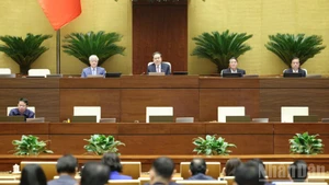 第十五届国会第十次会议：着力提高人民生活质量。（维灵 摄）