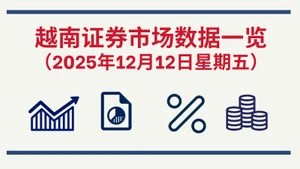 12月12日越南证券市场数据一览 【图表新闻】