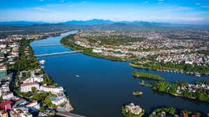 顺化市的一角。