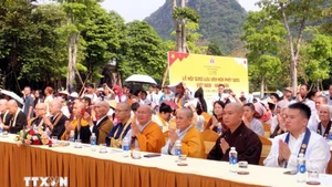 越日佛教文化交流活动在宁平省举行。