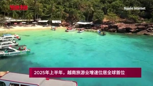 2025年上半年，越南旅游业增速位居全球首位【视频】