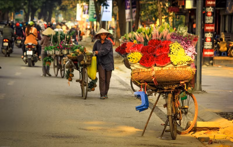 越南河内和那些沿街叫卖小贩 ảnh 4