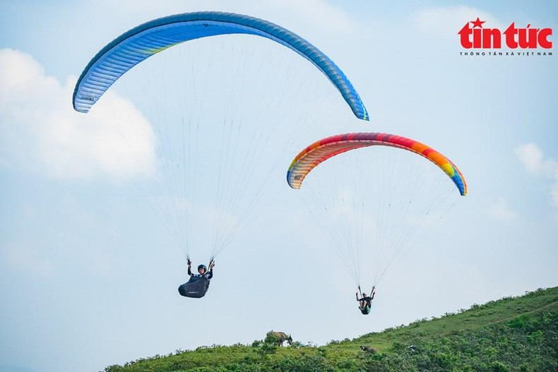 大多滑翔伞驾驶员都是有多年经验的人,并获得了滑翔伞飞行执照。 除了为游客提供服务外,这里还吸引众多滑翔伞飞行员前来欣赏白茫茫的云海。 大多滑翔伞驾驶员都是有多年经验的人,并获得了滑翔伞飞行执照。 除了为游客提供服务外,这里还吸引众多滑翔伞飞行员前来欣赏白茫茫的云海。